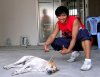  Тони Джаа (Tony Jaa) и собака
